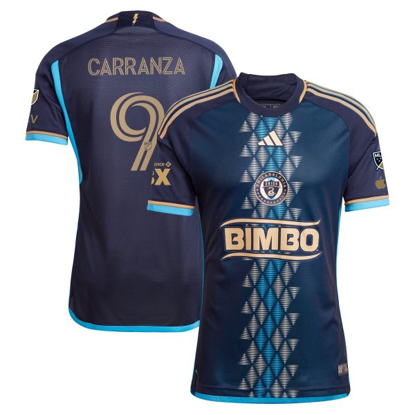 men8217s philadelphia union julian carranza adidas navy 2024 primary authentic player jersey | San Jose Earthquakes Hats, Jerseys & MLS Apparel