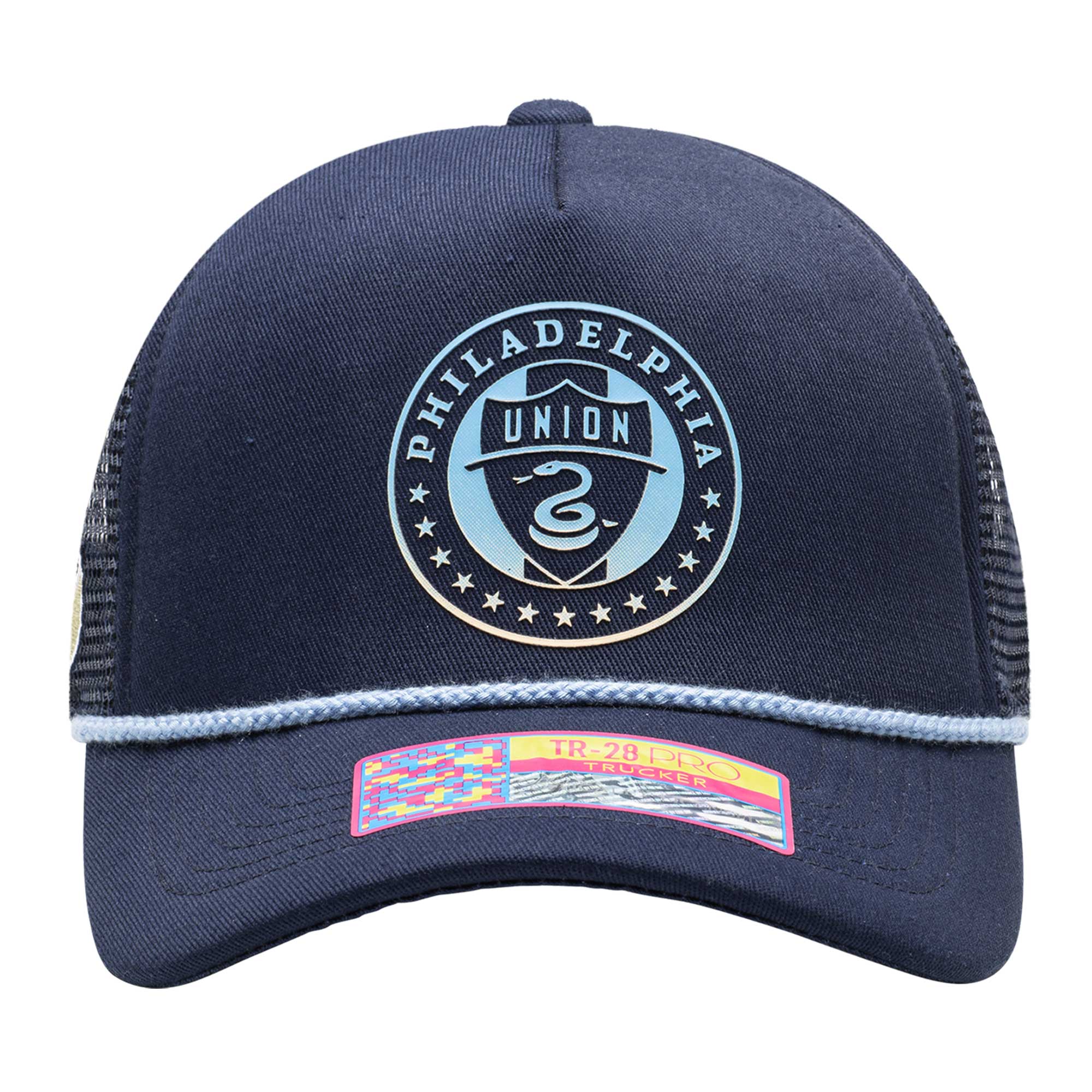 men8217s philadelphia union navy atmosphere trucker adjustable hat | San Jose Earthquakes Hats, Jerseys & MLS Apparel