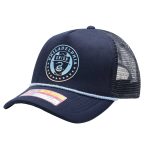 men8217s philadelphia union navy atmosphere trucker adjustable hat | San Jose Earthquakes Hats, Jerseys & MLS Apparel