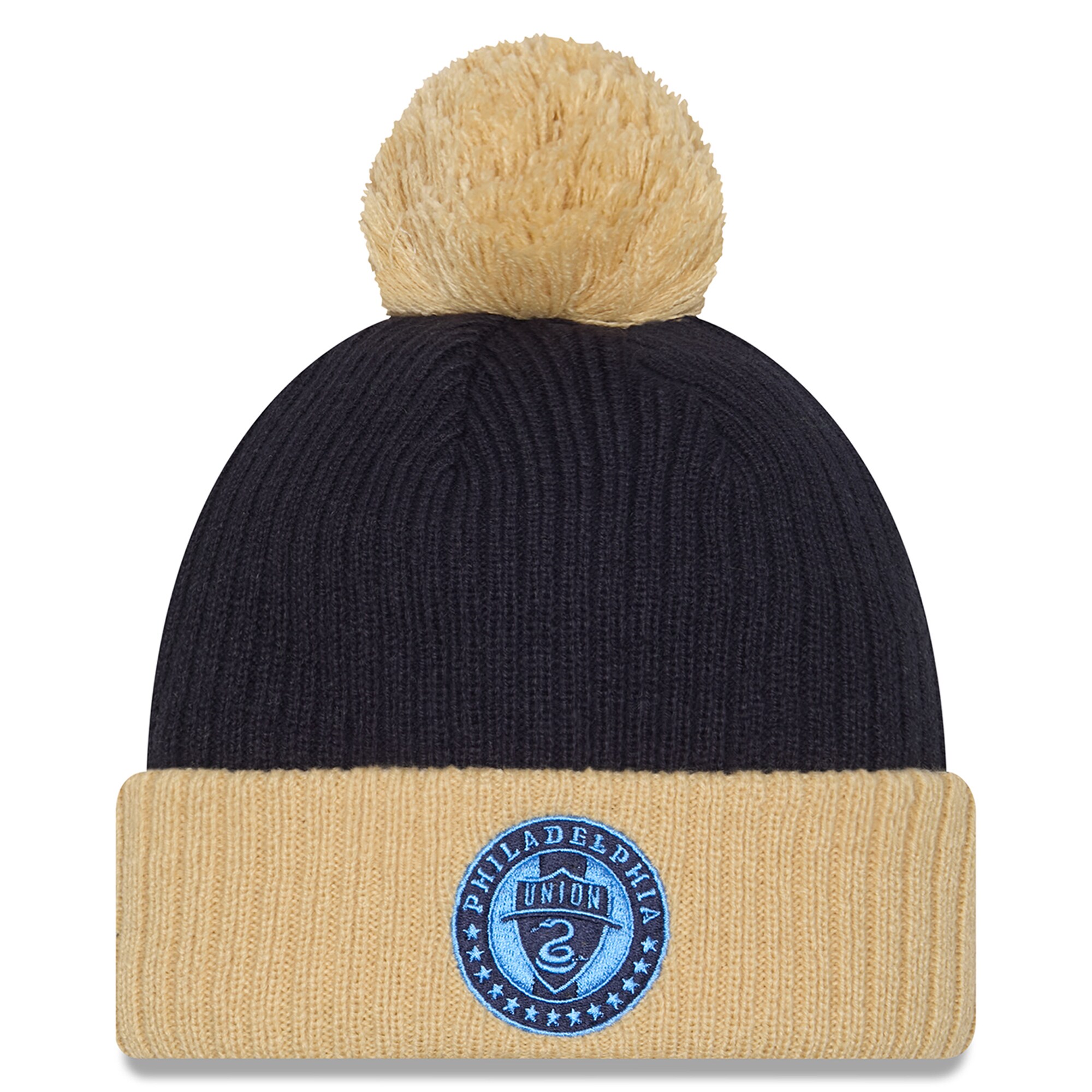 men8217s philadelphia union new era blackkhaki 2025 jersey hook cuffed knit hat with pom | San Jose Earthquakes Hats, Jerseys & MLS Apparel