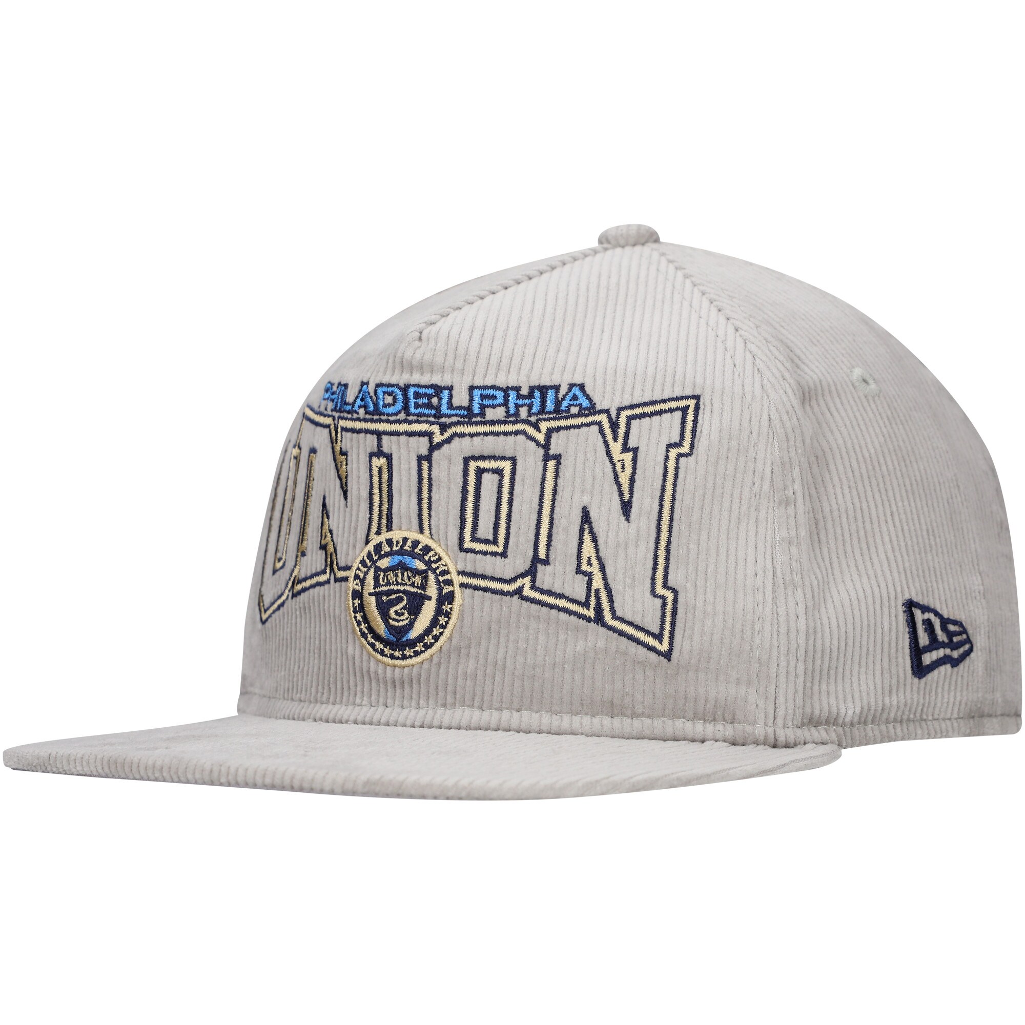 men8217s philadelphia union new era gray corduroy golfer adjustable hat | San Jose Earthquakes Hats, Jerseys & MLS Apparel