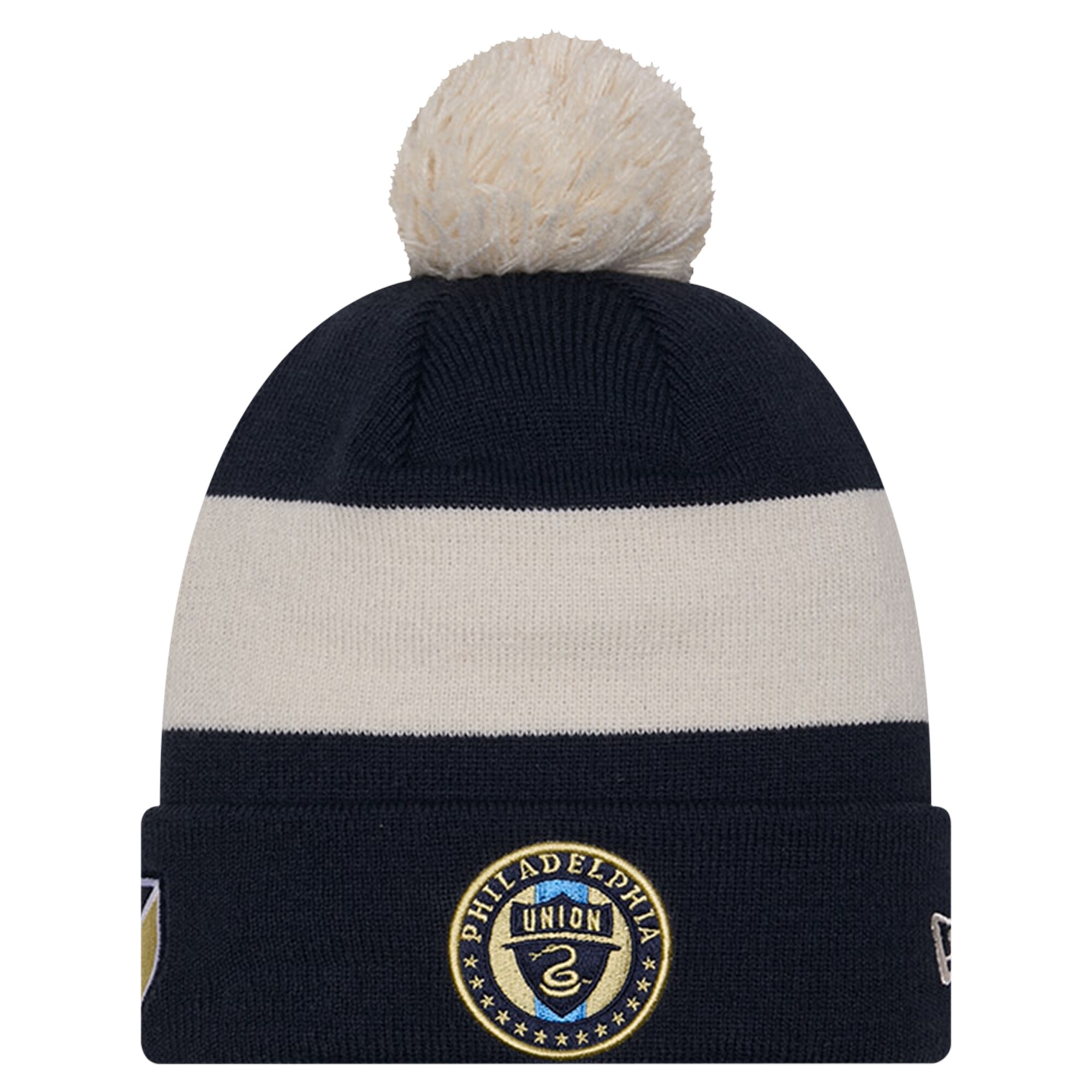 men8217s philadelphia union new era navy 2024 kick off collection cuffed knit hat with pom | San Jose Earthquakes Hats, Jerseys & MLS Apparel