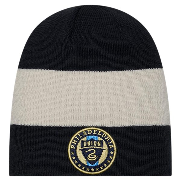 men8217s philadelphia union new era navy 2024 kick off collection knit beanie | San Jose Earthquakes Hats, Jerseys & MLS Apparel