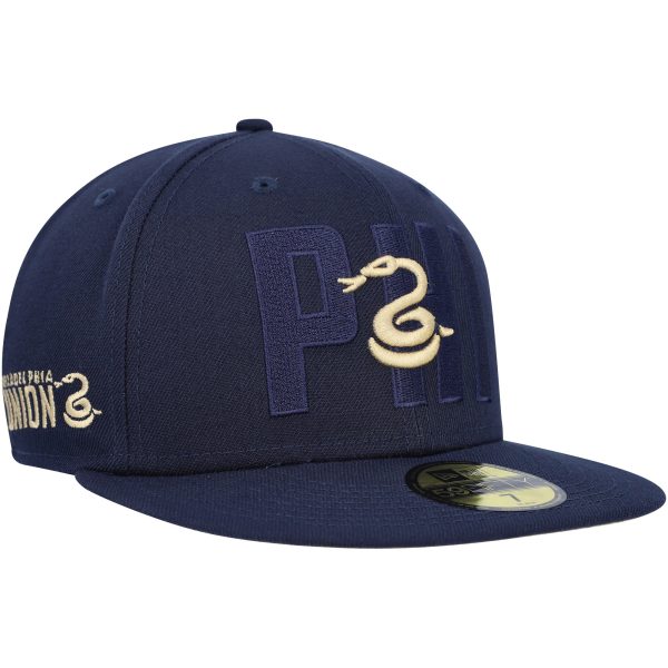 men8217s philadelphia union new era navy kick off 59fifty fitted hat | San Jose Earthquakes Hats, Jerseys & MLS Apparel