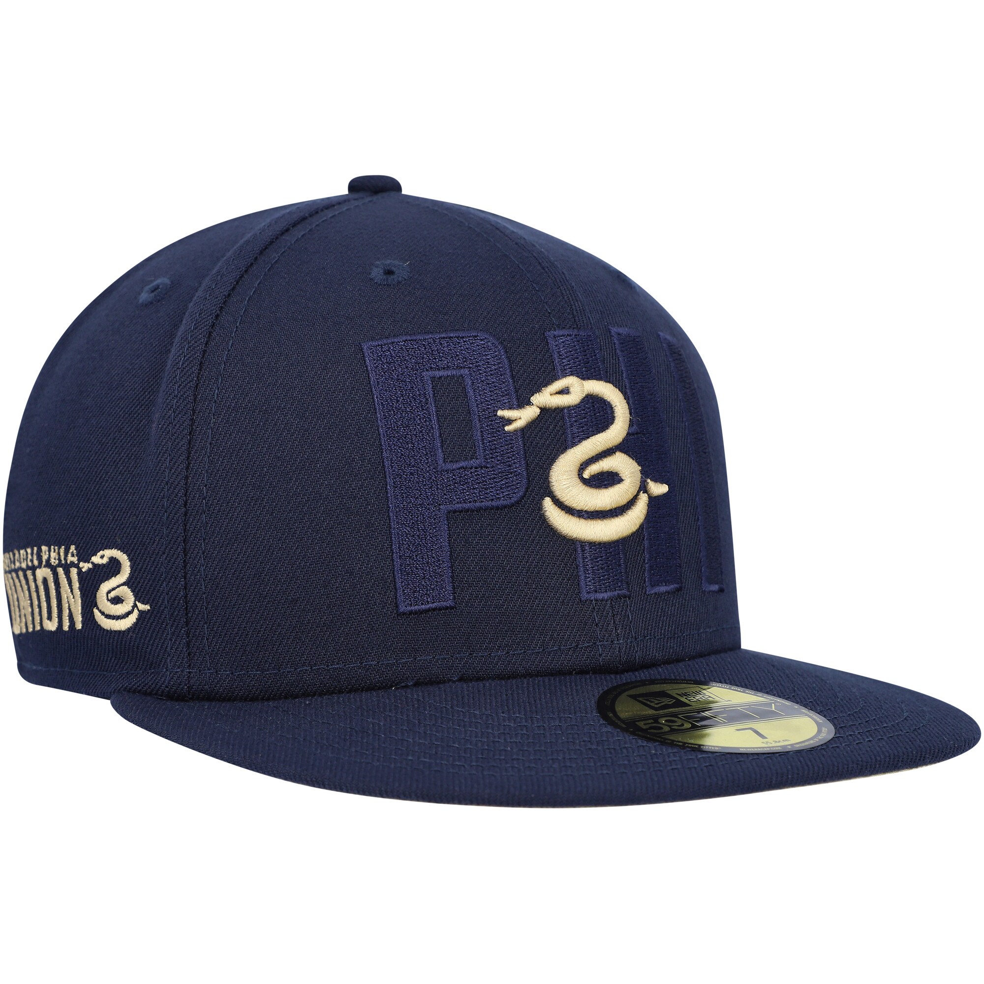 men8217s philadelphia union new era navy kick off 59fifty fitted hat | San Jose Earthquakes Hats, Jerseys & MLS Apparel