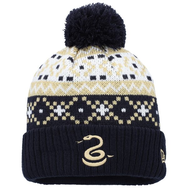 men8217s philadelphia union new era navy nostalgia cuffed knit hat with pom | San Jose Earthquakes Hats, Jerseys & MLS Apparel