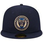 men8217s philadelphia union new era navy patch 59fifty fitted hat | San Jose Earthquakes Hats, Jerseys & MLS Apparel