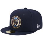 men8217s philadelphia union new era navy patch 59fifty fitted hat | San Jose Earthquakes Hats, Jerseys & MLS Apparel