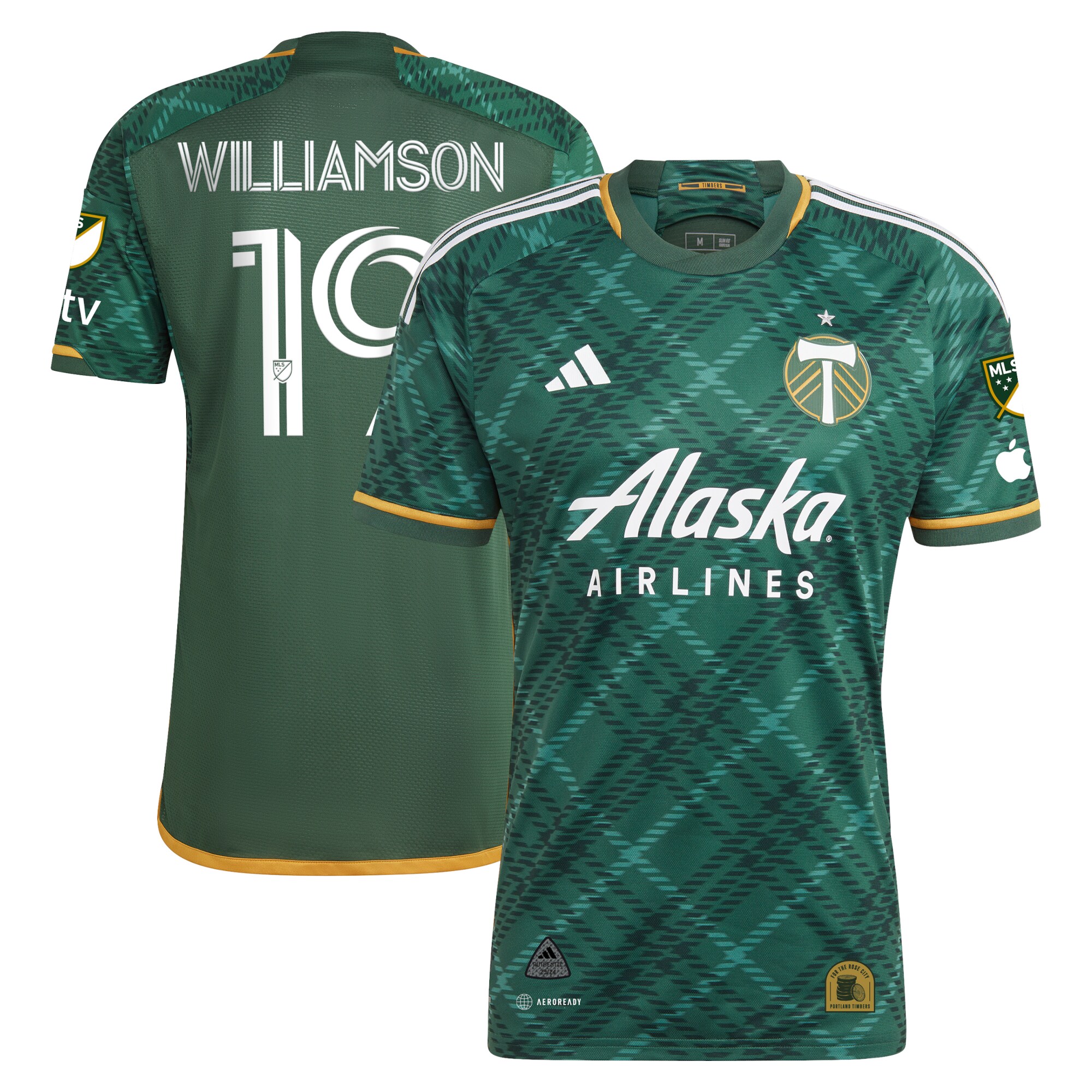 men8217s portland timbers eryk williamson adidas green 2023 portland plaid kit authentic jersey | San Jose Earthquakes Hats, Jerseys & MLS Apparel
