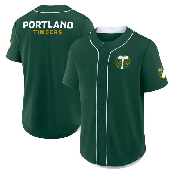 men8217s portland timbers fanatics green injury time baseball jersey | San Jose Earthquakes Hats, Jerseys & MLS Apparel