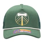 men8217s portland timbers green atmosphere trucker adjustable hat | San Jose Earthquakes Hats, Jerseys & MLS Apparel