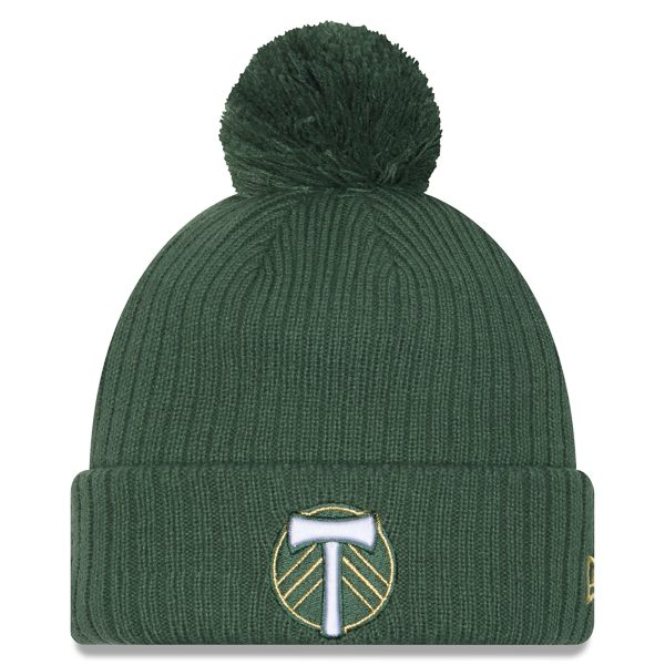 men8217s portland timbers new era green 2025 jersey hook cuffed knit hat with pom | San Jose Earthquakes Hats, Jerseys & MLS Apparel