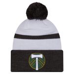 men8217s portland timbers new era white 2025 kickoff cuffed knit hat with pom | San Jose Earthquakes Hats, Jerseys & MLS Apparel