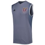 men8217s real salt lake adidas gray 2023 on-field sleeveless training jersey | San Jose Earthquakes Hats, Jerseys & MLS Apparel