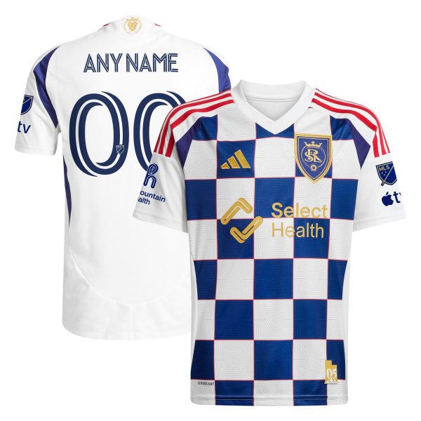 men8217s real salt lake adidas white 2025 grid city authentic custom jersey | San Jose Earthquakes Hats, Jerseys & MLS Apparel