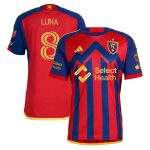 men8217s real salt lake diego luna adidas red 2024 peak utah authentic player jersey | San Jose Earthquakes Hats, Jerseys & MLS Apparel