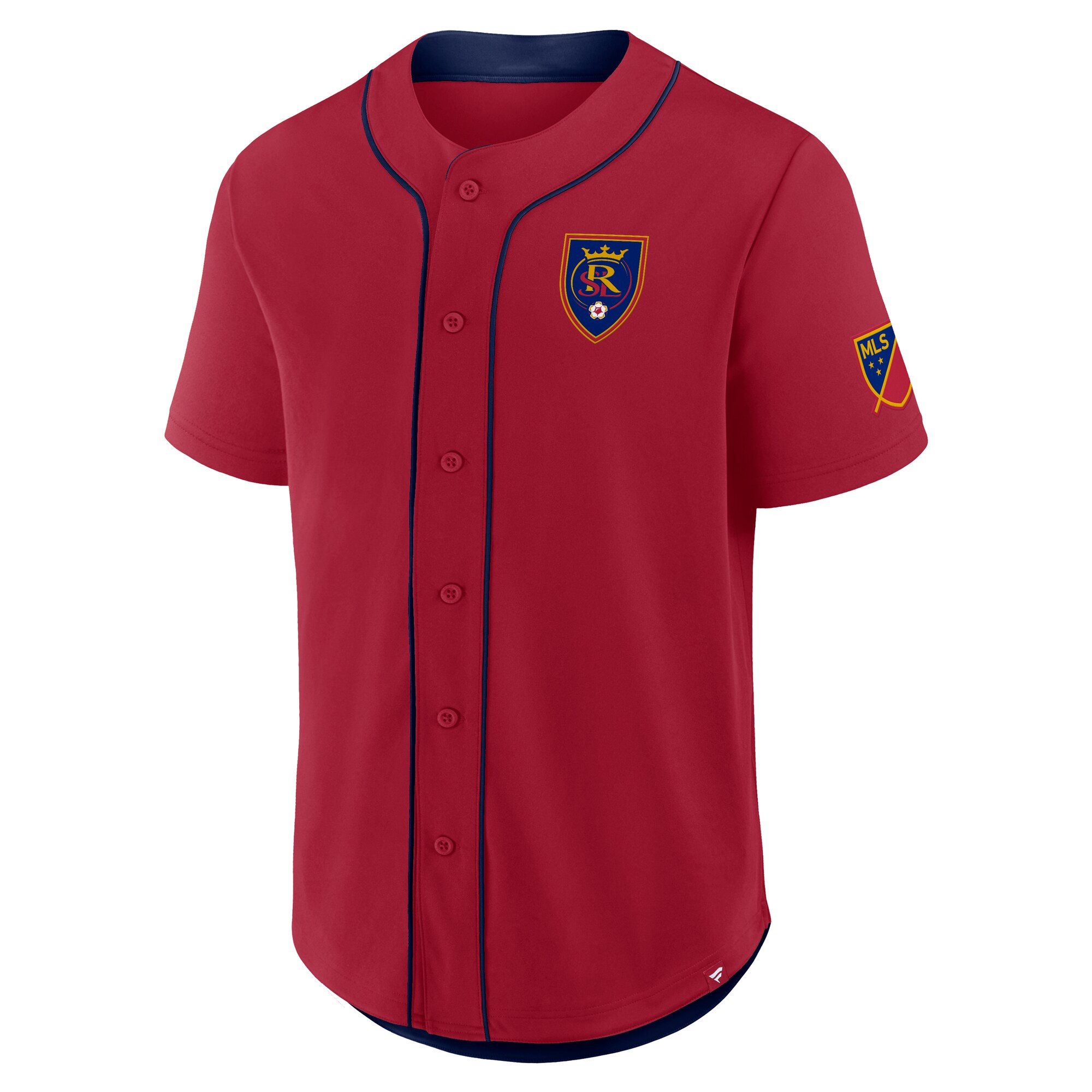 men8217s real salt lake fanatics red injury time baseball jersey | San Jose Earthquakes Hats, Jerseys & MLS Apparel
