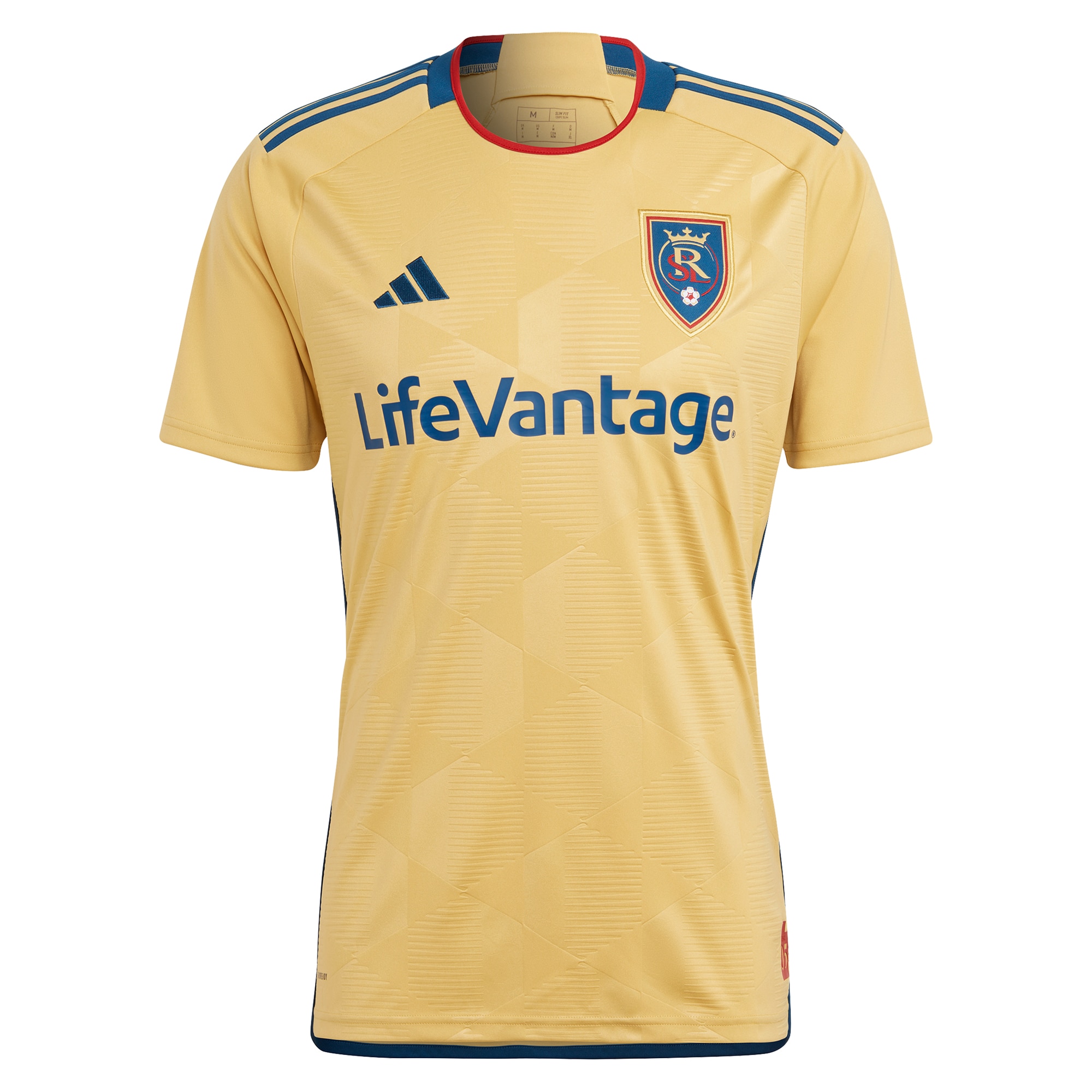 men8217s real salt lake jefferson savarino adidas gold 2023 the beehive state kit replica player jersey | San Jose Earthquakes Hats, Jerseys & MLS Apparel