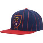 men8217s real salt lake mitchell amp ness navy team pin snapback hat | San Jose Earthquakes Hats, Jerseys & MLS Apparel