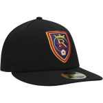 men8217s real salt lake new era black primary logo low profile 59fifty fitted hat | San Jose Earthquakes Hats, Jerseys & MLS Apparel