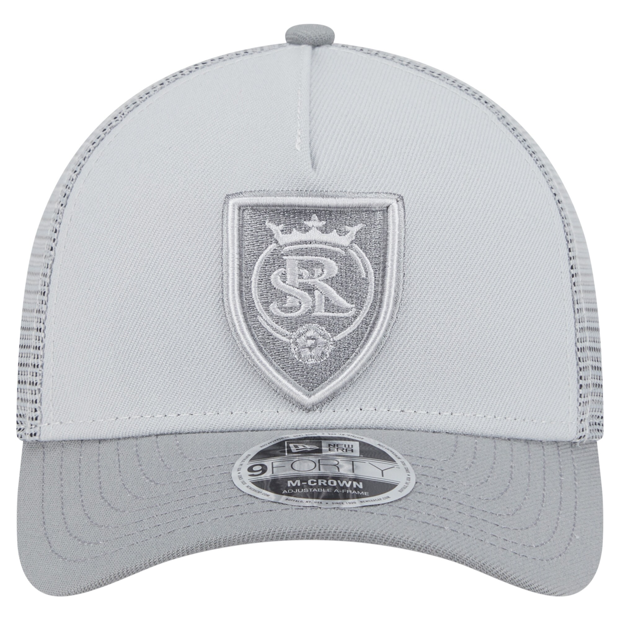 men8217s real salt lake new era gray color pack 9forty a-frame adjustable trucker hat | San Jose Earthquakes Hats, Jerseys & MLS Apparel