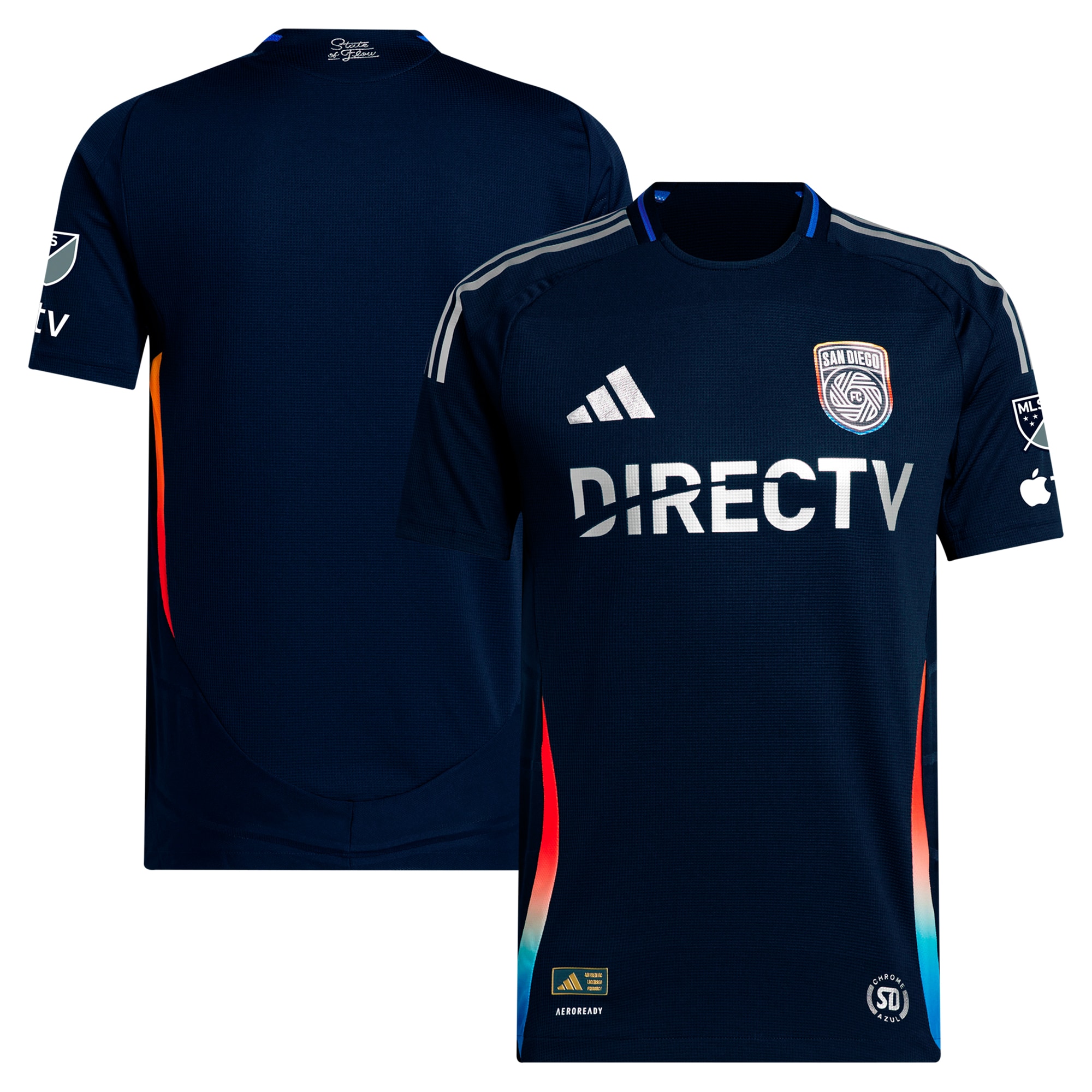 men8217s san diego fc adidas navy 2025 state of flow authentic jersey | San Jose Earthquakes Hats, Jerseys & MLS Apparel