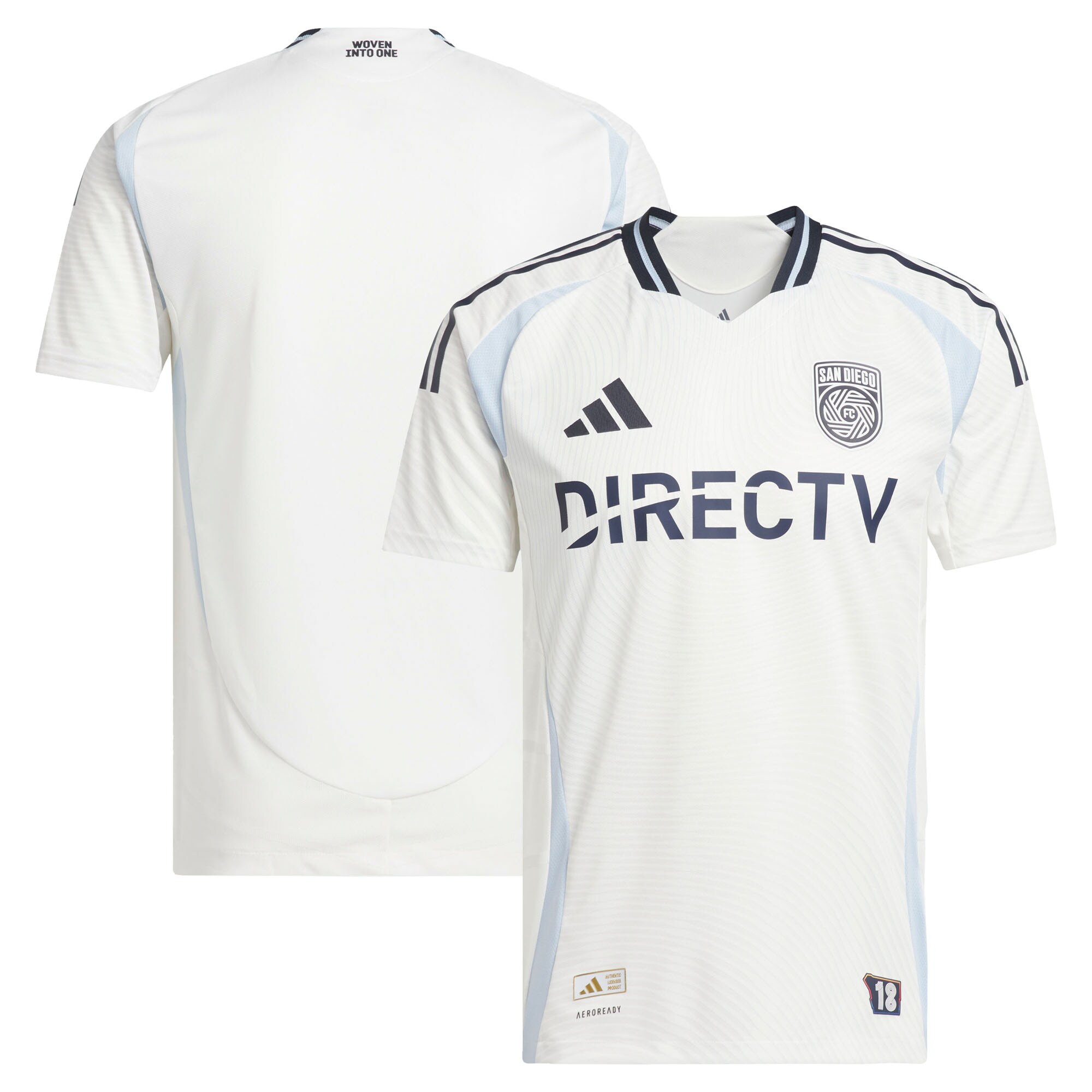men8217s san diego fc adidas white 2025 woven into one replica jersey | San Jose Earthquakes Hats, Jerseys & MLS Apparel