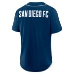 men8217s san diego fc fanatics navy injury time baseball jersey | San Jose Earthquakes Hats, Jerseys & MLS Apparel