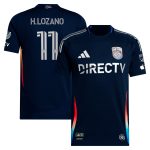 men8217s san diego fc hirving lozano adidas navy 2025 state of flow authentic player jersey | San Jose Earthquakes Hats, Jerseys & MLS Apparel