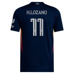 men8217s san diego fc hirving lozano adidas navy 2025 state of flow authentic player jersey | San Jose Earthquakes Hats, Jerseys & MLS Apparel