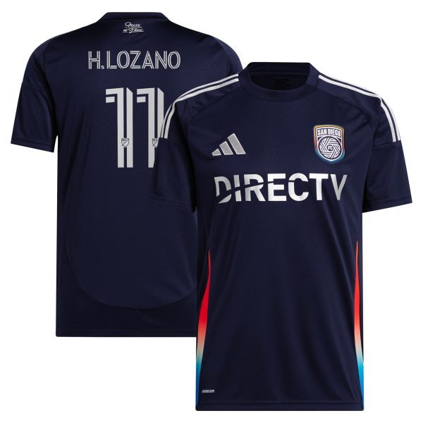 men8217s san diego fc hirving lozano adidas navy 2025 state of flow replica player jersey | San Jose Earthquakes Hats, Jerseys & MLS Apparel
