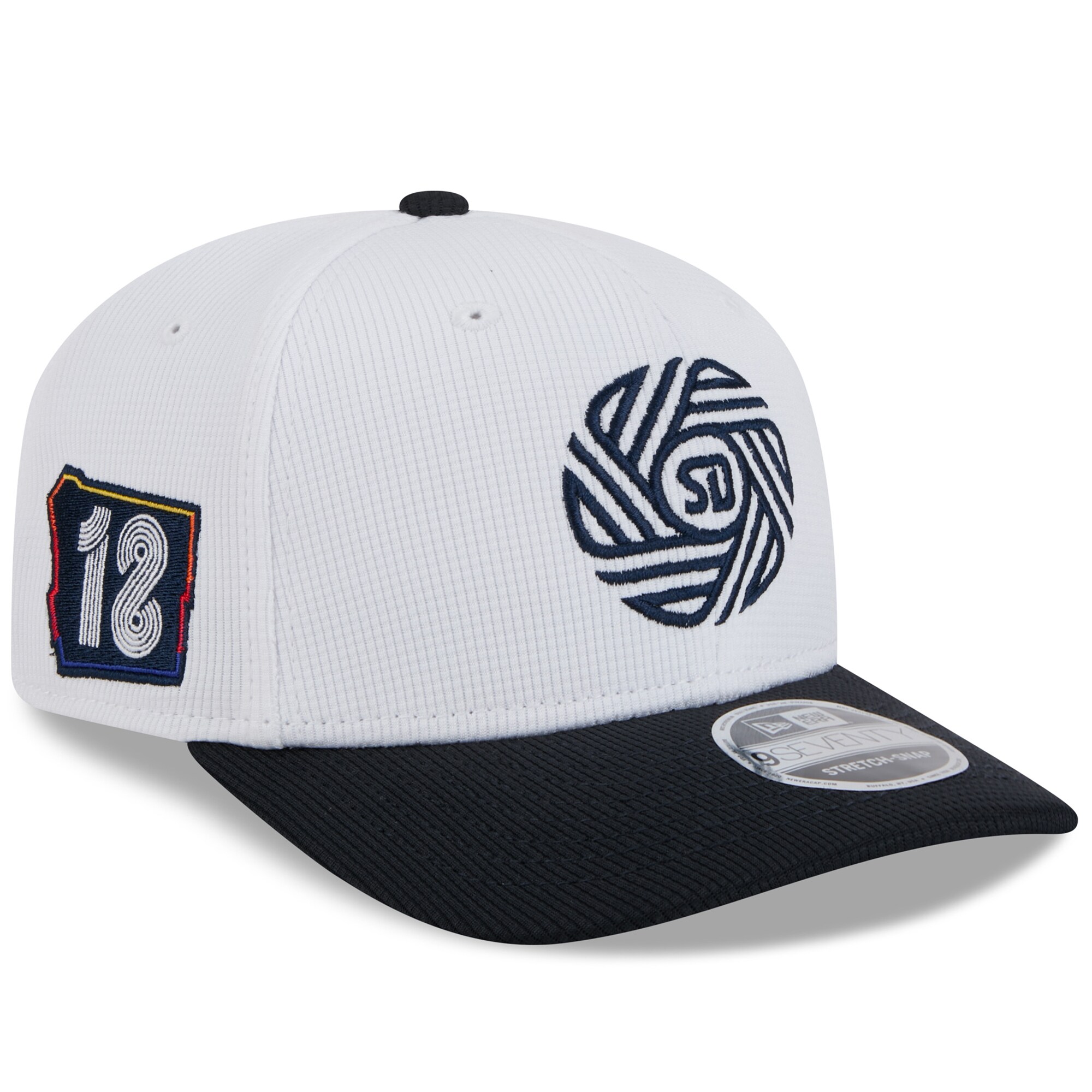 men8217s san diego fc new era whitenavy 2025 jersey hook 9seventy stretch-snap hat | San Jose Earthquakes Hats, Jerseys & MLS Apparel