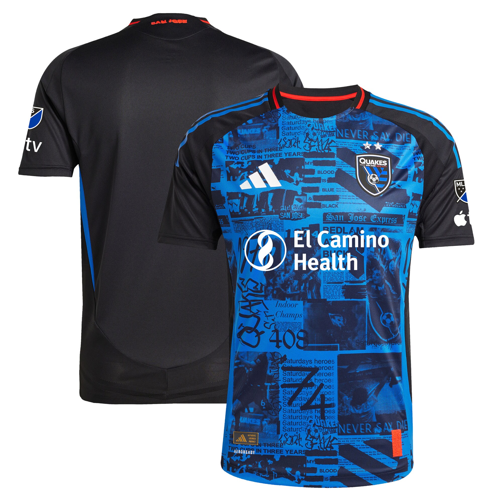 men8217s san jose earthquakes adidas black 2025 headliner authentic jersey | San Jose Earthquakes Hats, Jerseys & MLS Apparel