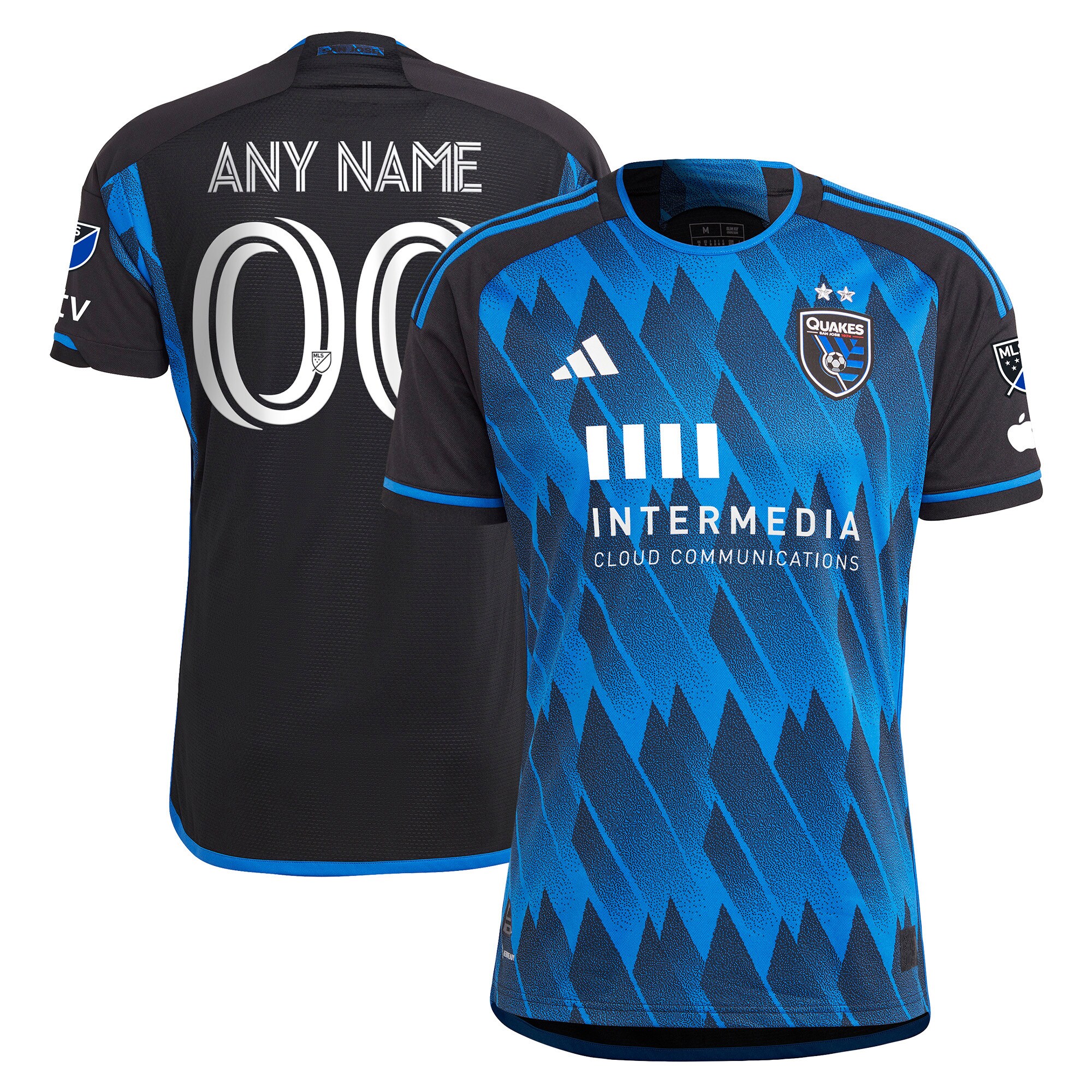 men8217s san jose earthquakes adidas blue 2023 active fault jersey authentic custom jersey | San Jose Earthquakes Hats, Jerseys & MLS Apparel