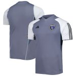 men8217s san jose earthquakes adidas gray 2023 on-field training jersey | San Jose Earthquakes Hats, Jerseys & MLS Apparel