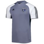 men8217s san jose earthquakes adidas gray 2023 on-field training jersey | San Jose Earthquakes Hats, Jerseys & MLS Apparel
