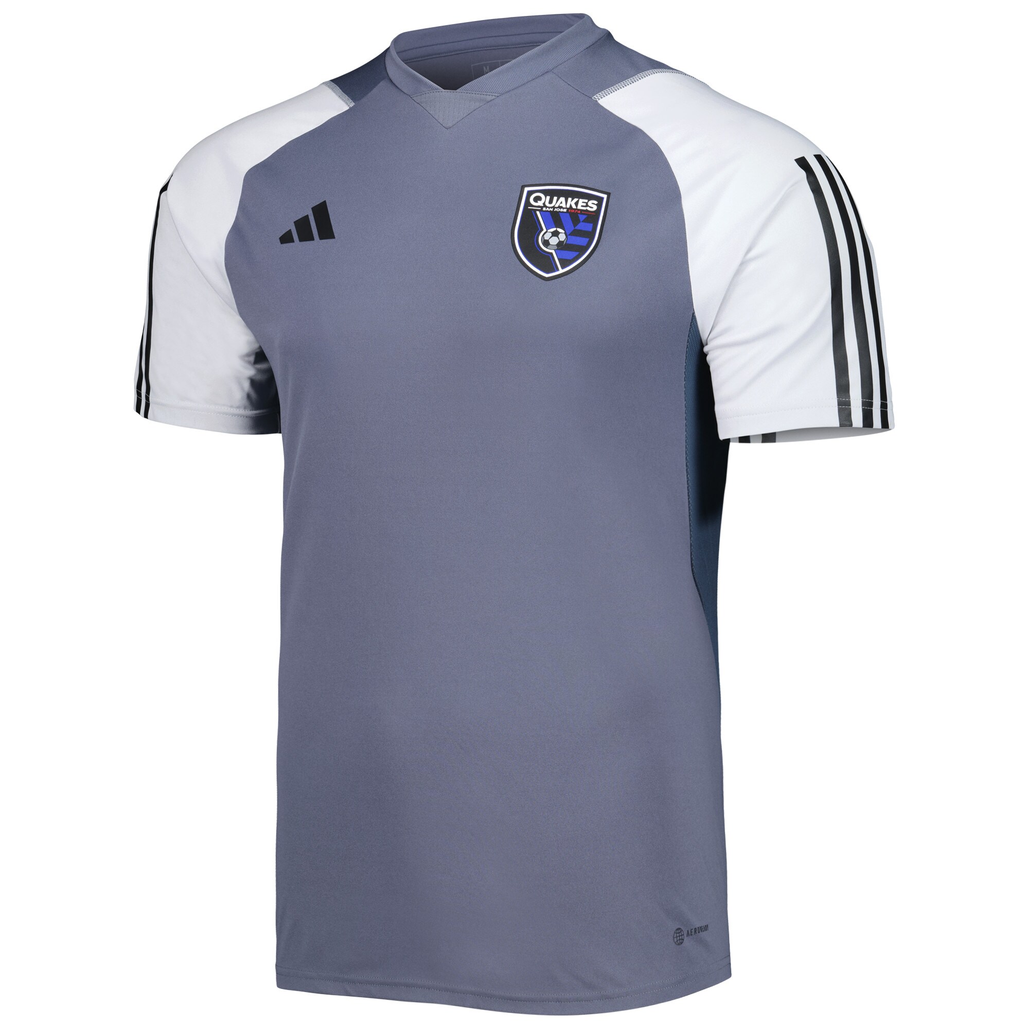 men8217s san jose earthquakes adidas gray 2023 on-field training jersey | San Jose Earthquakes Hats, Jerseys & MLS Apparel