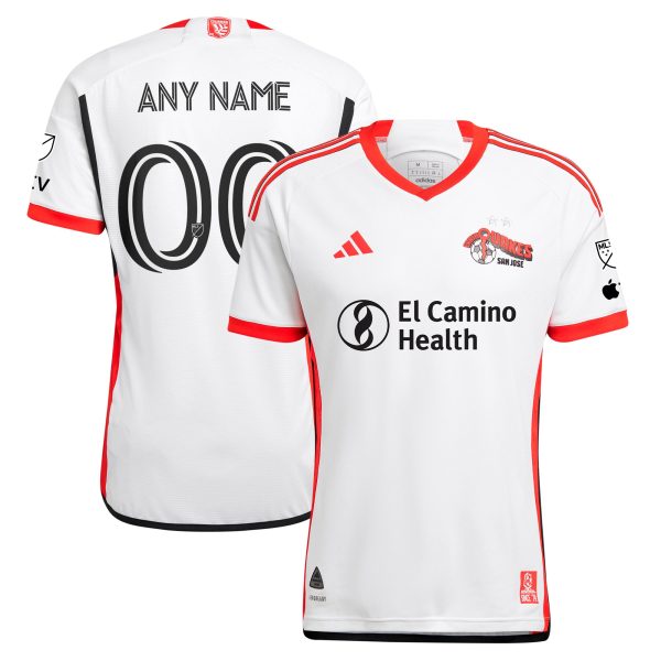 men8217s san jose earthquakes adidas white 2025 the 50 kit authentic custom jersey | San Jose Earthquakes Hats, Jerseys & MLS Apparel