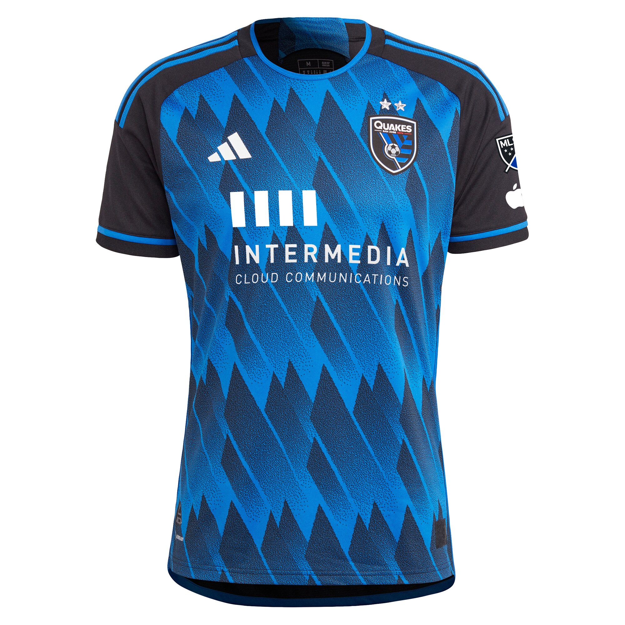 men8217s san jose earthquakes cristian espinoza adidas blue 2023 active fault jersey authentic jersey | San Jose Earthquakes Hats, Jerseys & MLS Apparel