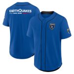 men8217s san jose earthquakes fanatics blue injury time baseball jersey | San Jose Earthquakes Hats, Jerseys & MLS Apparel
