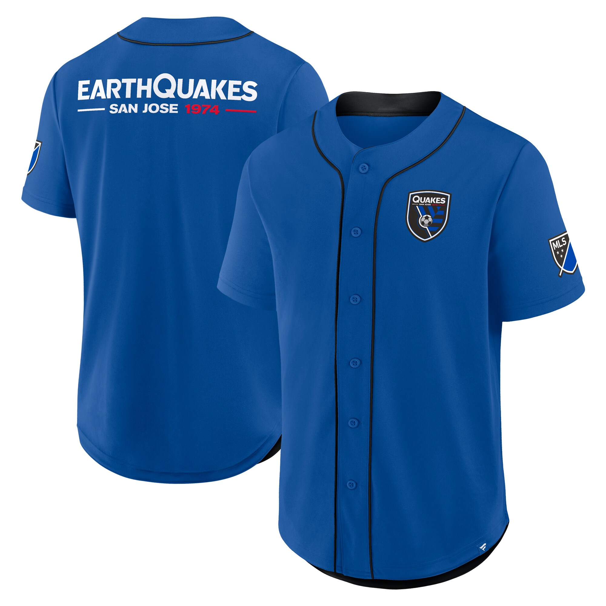 men8217s san jose earthquakes fanatics blue injury time baseball jersey | San Jose Earthquakes Hats, Jerseys & MLS Apparel