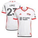 men8217s san jose earthquakes hernán lópez adidas white 2025 the 50 kit authentic player jersey | San Jose Earthquakes Hats, Jerseys & MLS Apparel