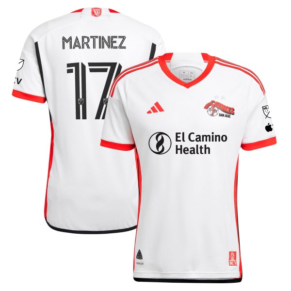 men8217s san jose earthquakes josef martinez adidas white 2025 the 50 kit authentic player jersey | San Jose Earthquakes Hats, Jerseys & MLS Apparel