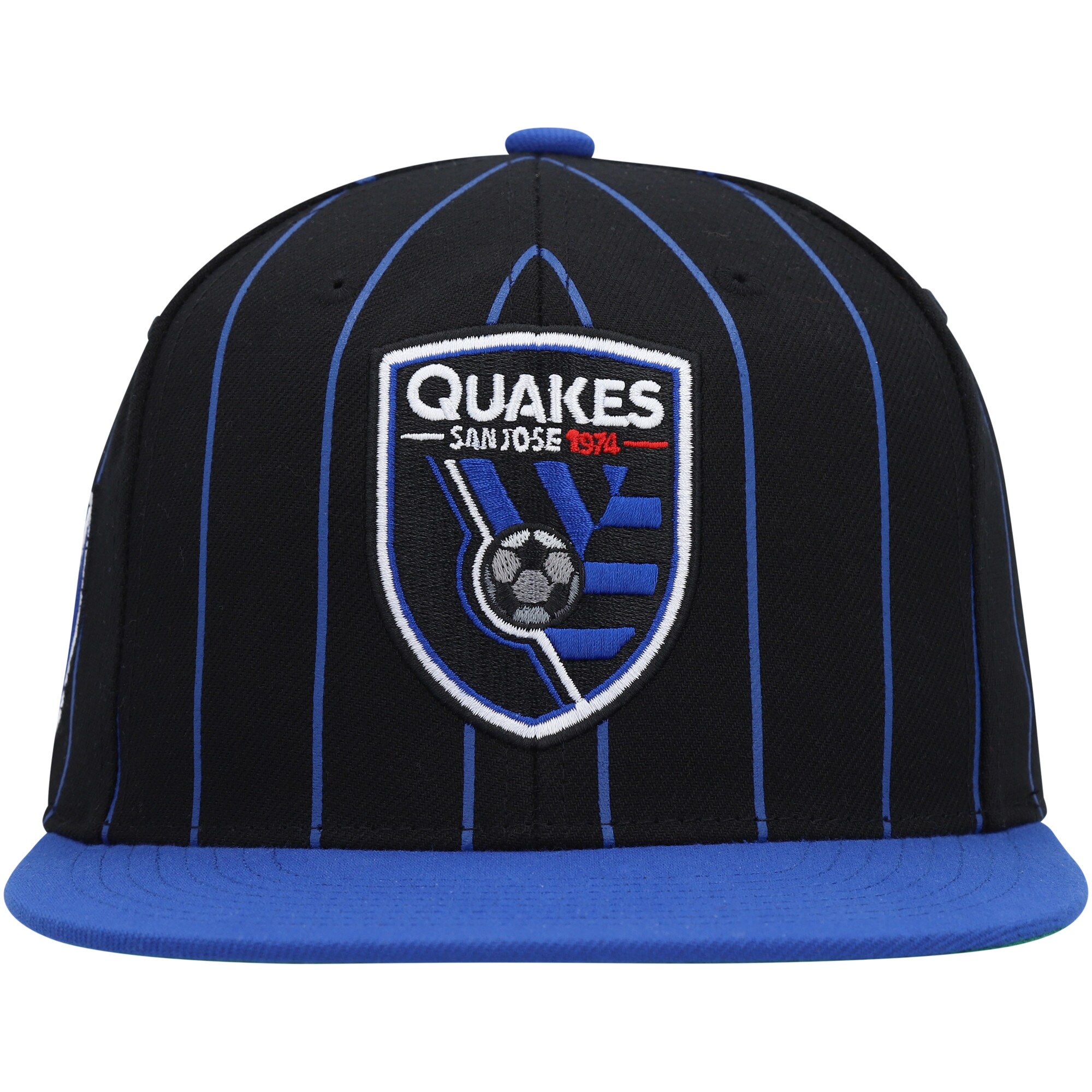 men8217s san jose earthquakes mitchell amp ness black team pin snapback hat | San Jose Earthquakes Hats, Jerseys & MLS Apparel