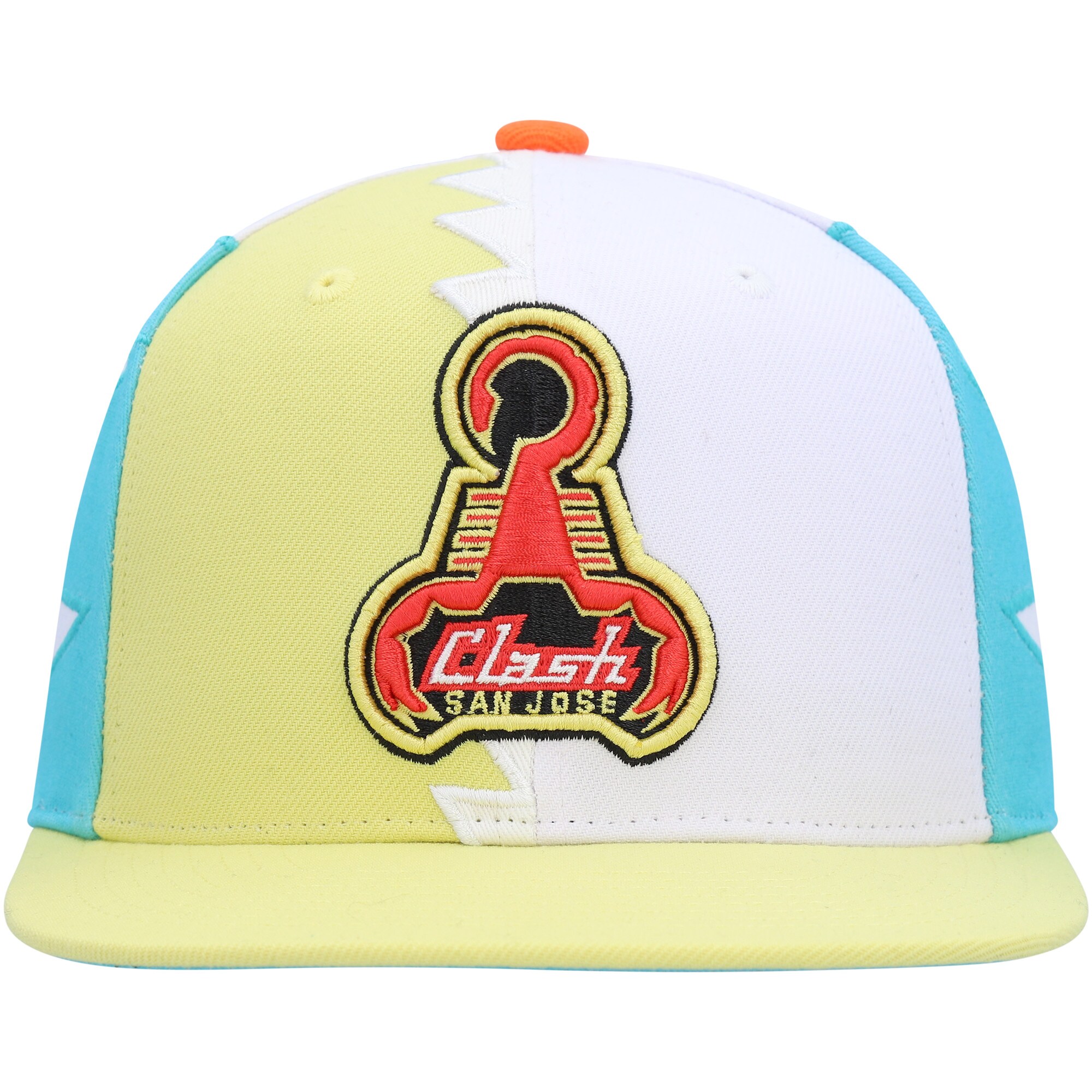 men8217s san jose earthquakes mitchell amp ness white jersey hook snapback hat | San Jose Earthquakes Hats, Jerseys & MLS Apparel