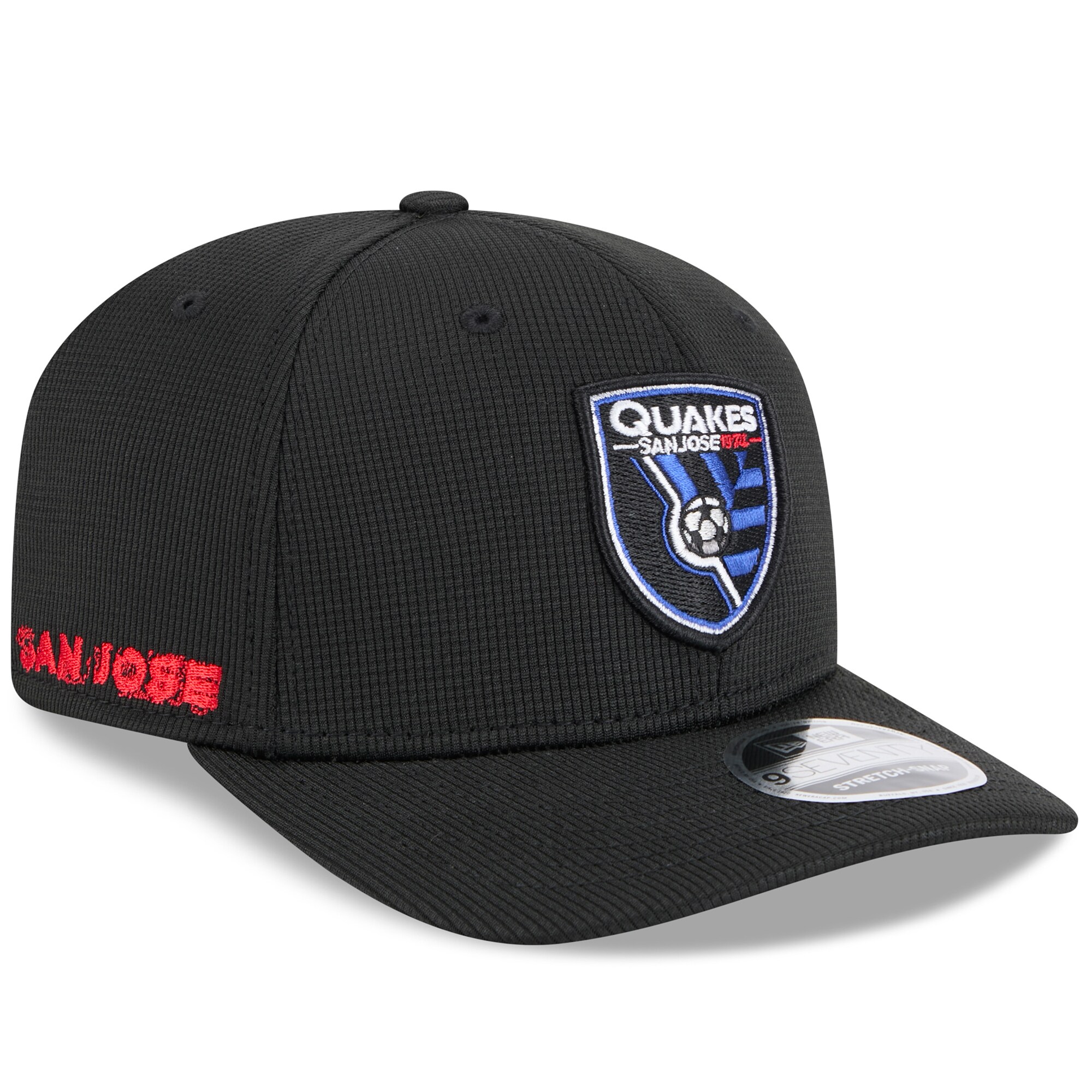 men8217s san jose earthquakes new era black 2025 jersey hook 9seventy stretch-snap hat | San Jose Earthquakes Hats, Jerseys & MLS Apparel