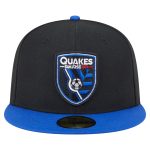men8217s san jose earthquakes new era black 2025 kickoff 59fifty fitted hat | San Jose Earthquakes Hats, Jerseys & MLS Apparel