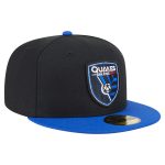 men8217s san jose earthquakes new era black 2025 kickoff 59fifty fitted hat | San Jose Earthquakes Hats, Jerseys & MLS Apparel