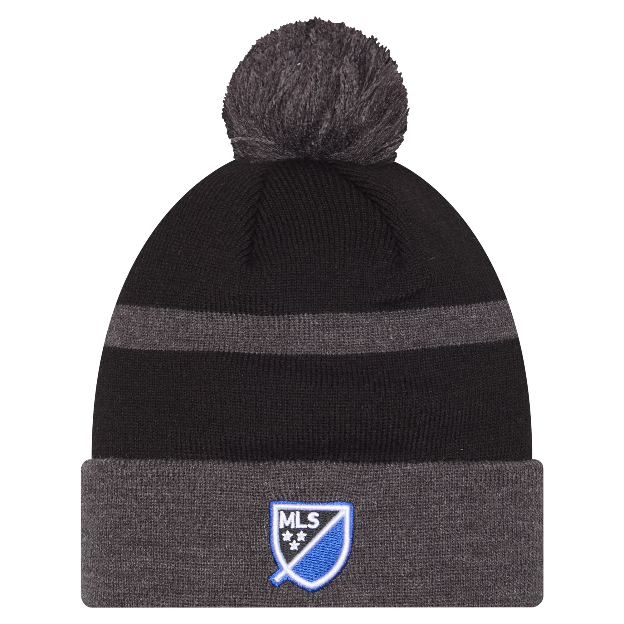 men8217s san jose earthquakes new era black 2025 kickoff cuffed knit hat with pom | San Jose Earthquakes Hats, Jerseys & MLS Apparel