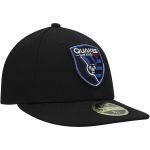 men8217s san jose earthquakes new era black primary logo low profile 59fifty fitted hat | San Jose Earthquakes Hats, Jerseys & MLS Apparel